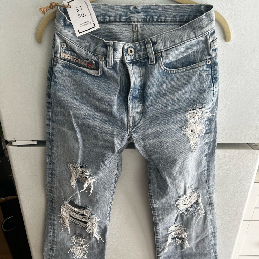 Diesel ripped jeans size 27